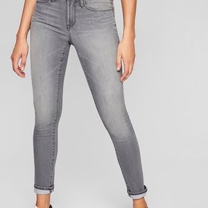 Athleta Sculptek Skinny Jean Grey Wash - Size 8